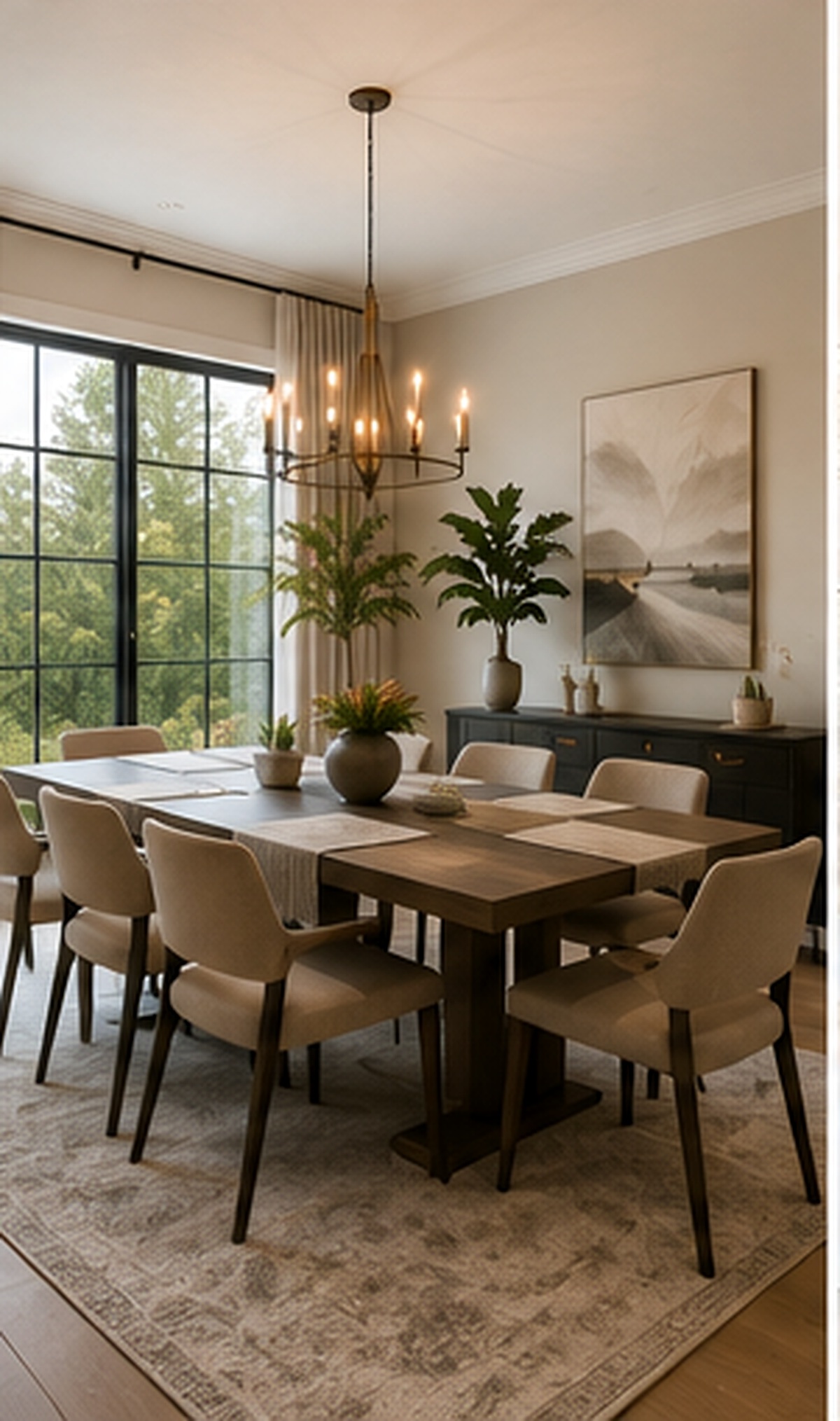 Contemporary dining room