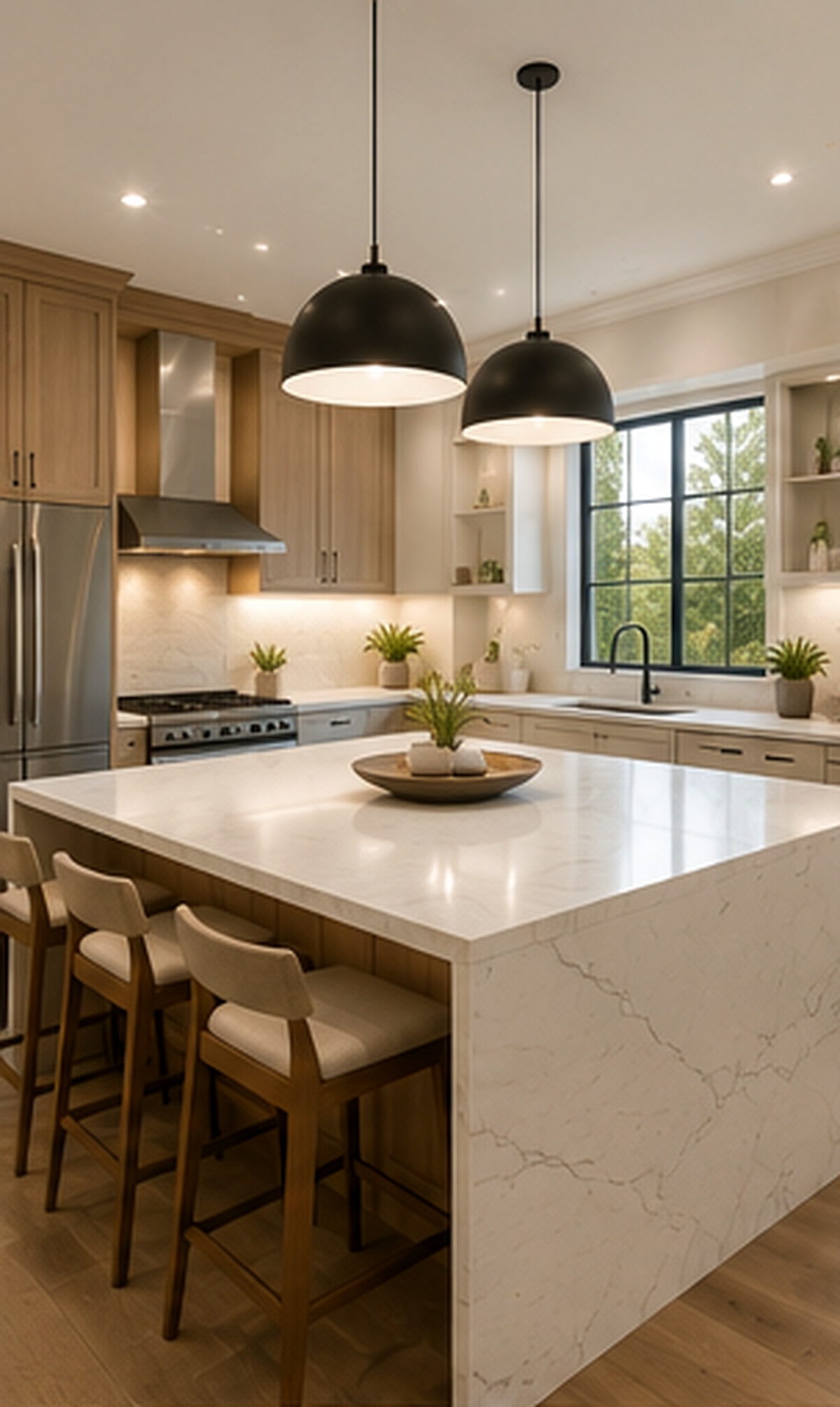 Modern organic kitchen